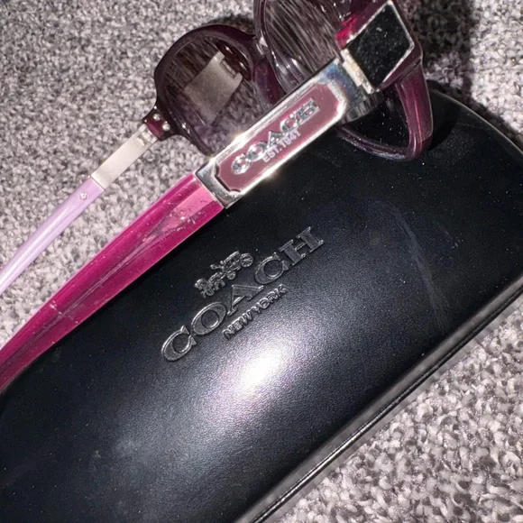 Coach Women's Sunglasses in Rich Purple - Picture 4 of 11